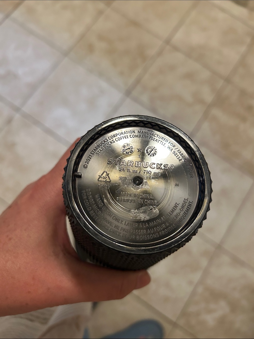 UGA Starbucks 24oz Studded Cup - Picture 3 of 5